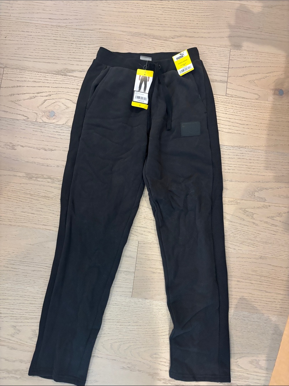 Puma Black Men's Jogger Pants with Drawstring